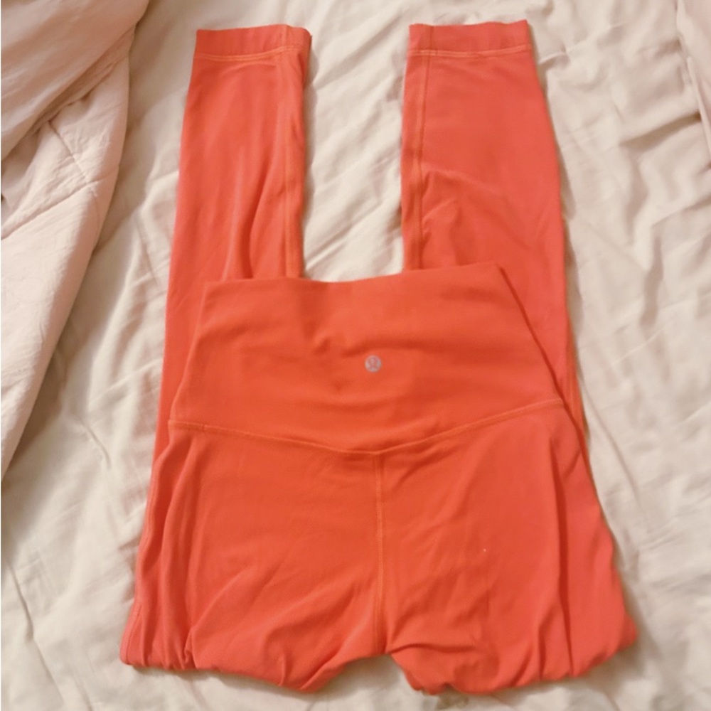 lululemon coral/light pink Leggings